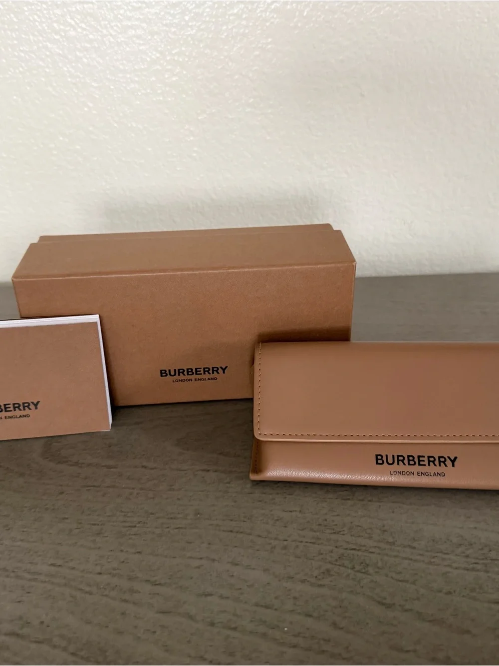 Burberry Black Lens Aviator Sunglasses with Gold Frame